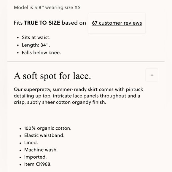 NWT J CREW Lace-trim pintuck skirt in white - Picture 8 of 8